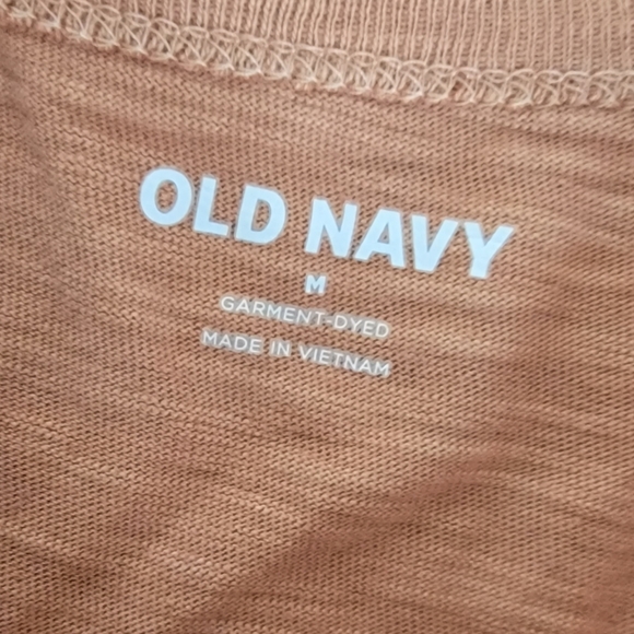 Old Navy Men's Long Sleeve Shirt | Size: Medium | Color: Tan/Light Brown/Peachy - Picture 2 of 3